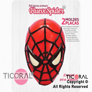 SET PLACA HUESPIDER 15CM  x 1